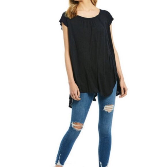 *SOLD*Free people oversized L tunic tee top - Picture 5 of 9